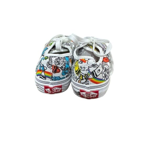 Vans Crayola Kids Colorful Graphic Sneakers, Size 3 - Picture 4 of 6